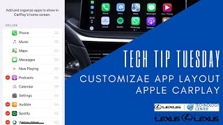 How to Customize the App Layout in Apple CarPlay on Your Lexus - Tech Tip Tuesday screenshot 5