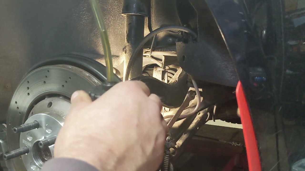 B7 RS4 JHM braided stainless steel brake lines installation and brake bleeding