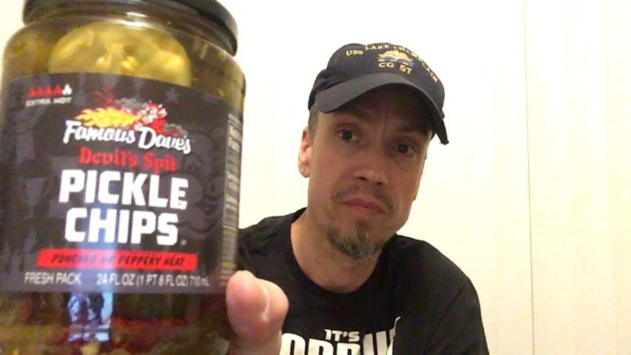 Famous Dave’s Devil’s Spit Pickle Chips Review YouTube