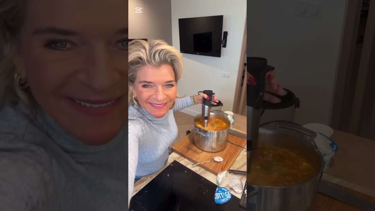 Goedemorgen effe kletsen en Deb’s kökk’n vandaag een soep met cottage cheese | debbyvdzande 
