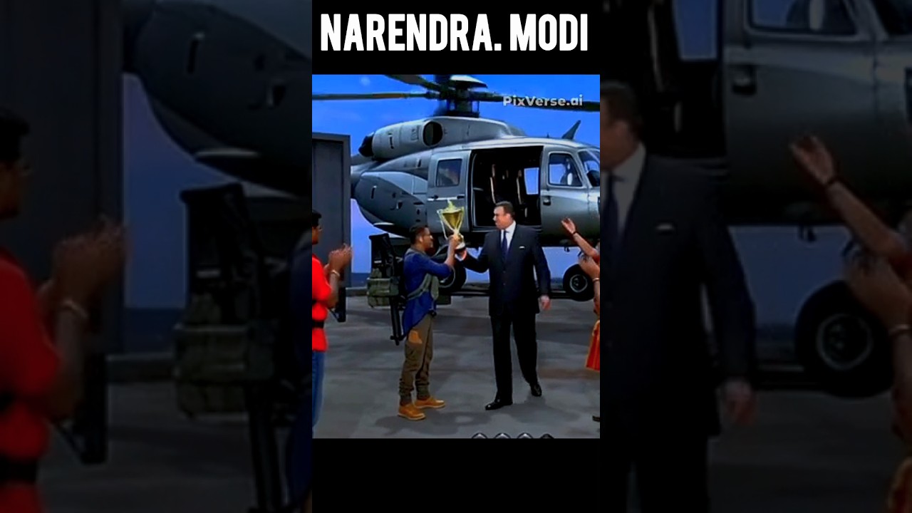 Ajay Makes ACE 🔥 Narendra Modi Gives Trophy 🚁 | Free Fire Cinematic