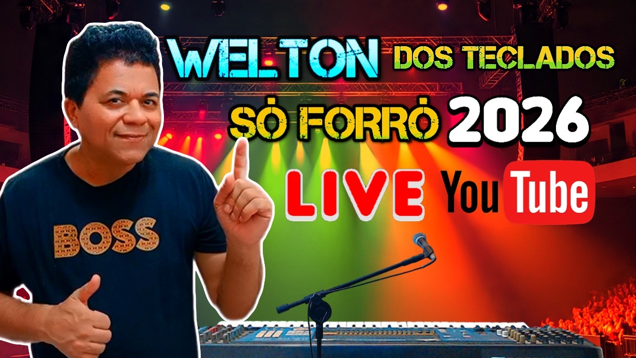SEGUNDA de forró ao vivo com o cantor welton dos teclados 2026 em tempo Real(cantor cover)