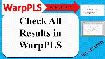 How to see all results in WarpPLS? (16)