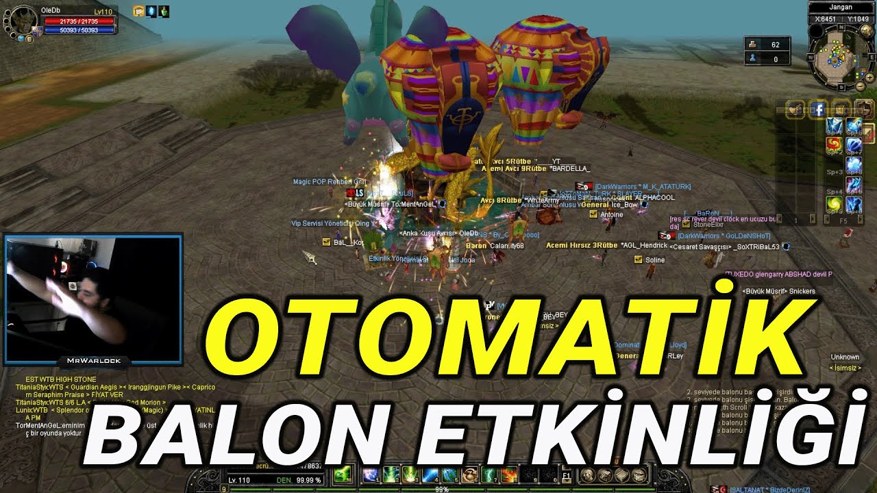 FESTİVAL ETKİNLİĞİ OTOMATİK BALON PATLATMA | Silkroad Online Türkiye