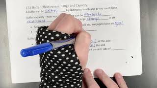 Chapter 17, Section 3 Buffer Effectiveness