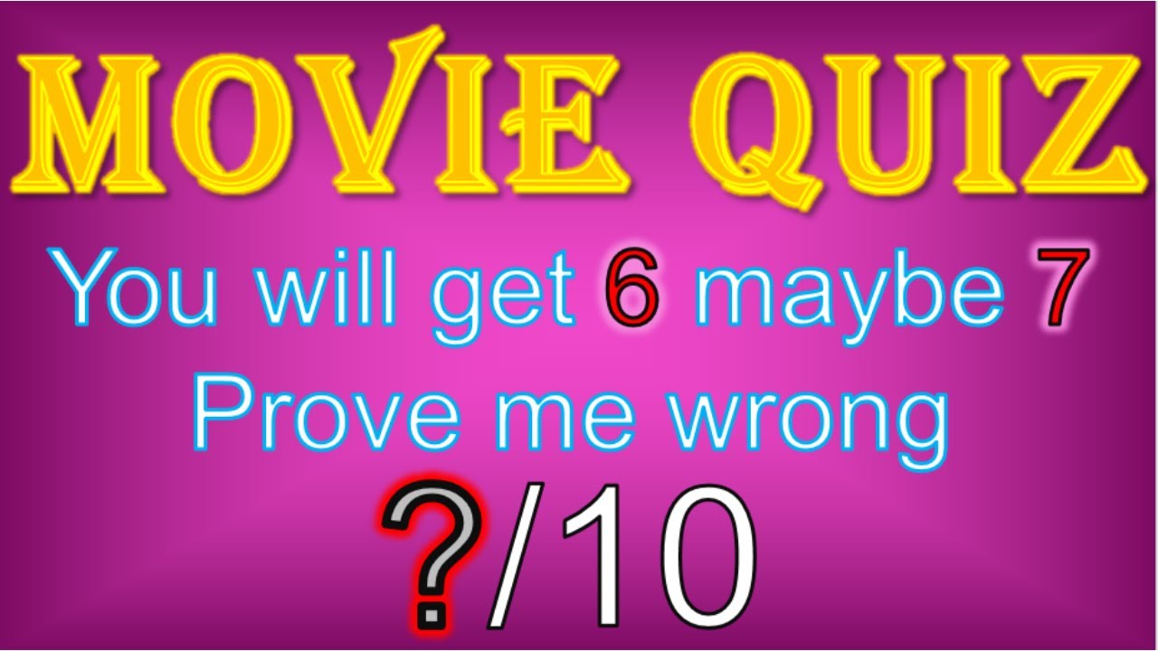 12 Movie Trivia Quiz trivia questions and answers YouTube