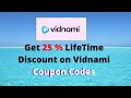 Vidnami coupon code vidnami discount code vidnami lifetime discount vidnami 25% lifetime discount
