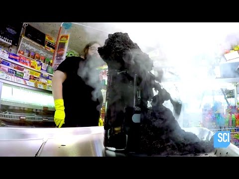 Creating a Carbon Snake Using Sulfuric Acid and Sugar | Street Science Instructional Video