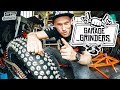 MORE GRIP -  MOTORCYCLE TIRE CHANGE  |  Garage Grinders EP 1