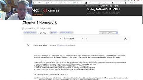 ACC 121 Chapter 8 - 12 Homework