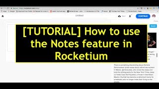Tutorial How To Use The Notes Feature In Rocketium