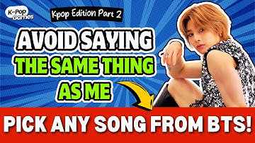 Avoid Saying The Same Thing As Me #2  📢 Kpop Edition |KPOP GAMES 2024 🎮 KPOP QUIZ 2024 💙|