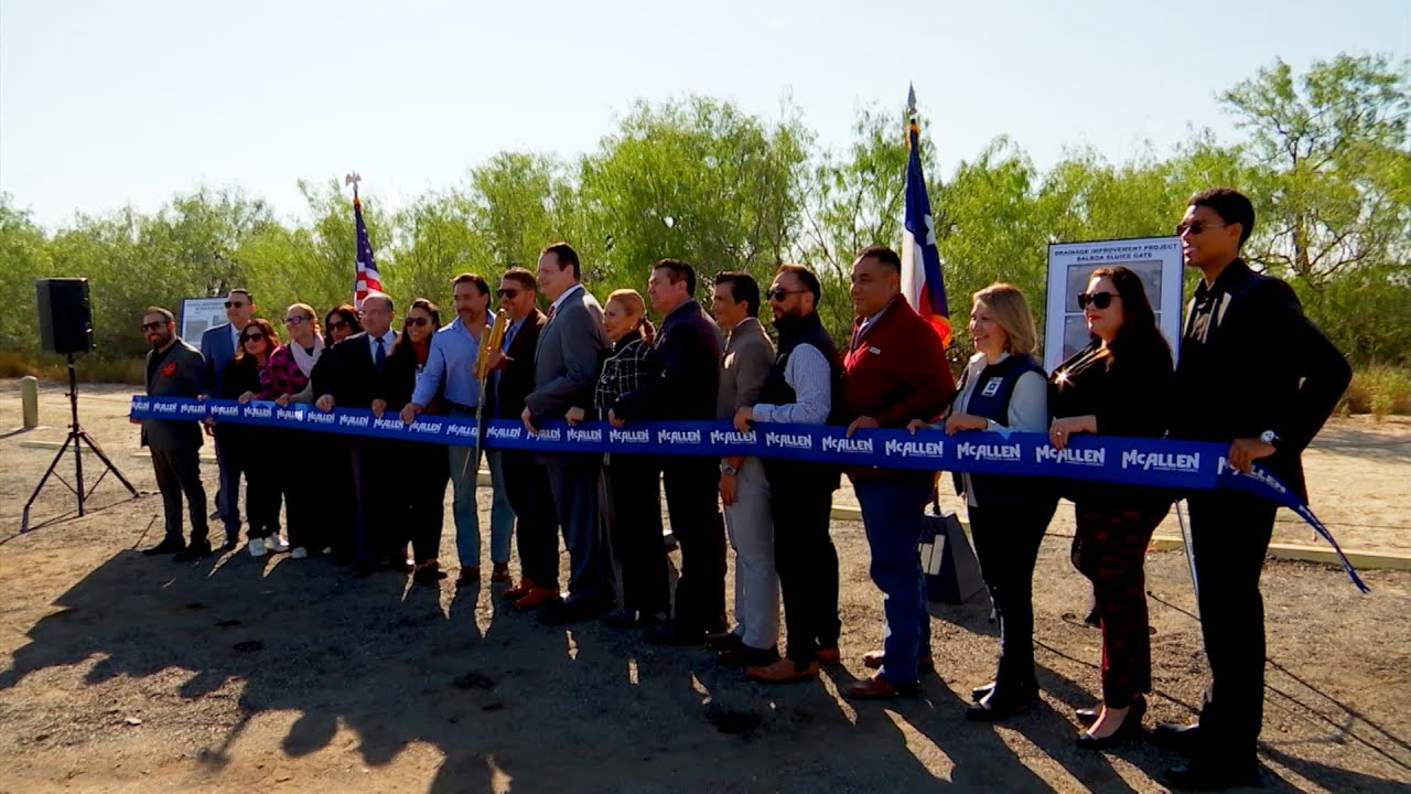 Ribbon Cutting Ceremony for Balboa Acres Sluice Gate & Drainage Improvements