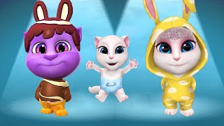 Bunny Tom 2 VS Bunny Angela, My Talking Tom 2 VS My Talking Angela by Outfit 7, iGame Fun