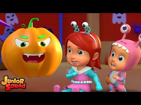 Страшная тыква лучший Junior Squad хэллоуина музыка и мультики для детей