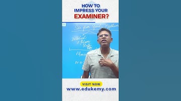 How to impress your Examiner? | Shabbir Sir