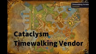 Finding the Cataclysm Timewalking Vendor (Alliance) - Smoldering Timewarped Ember
