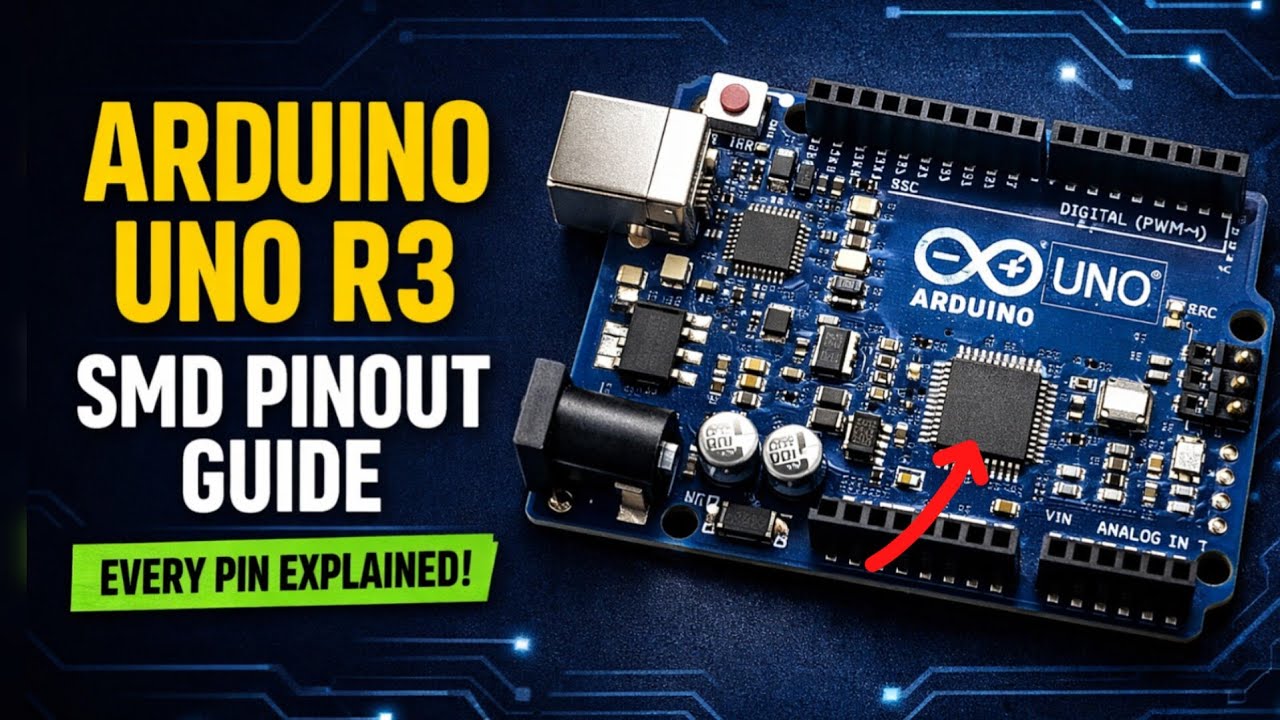 How to Use Arduino Uno R3 SMD: Every Pin Explained! ⚡ - YouTube