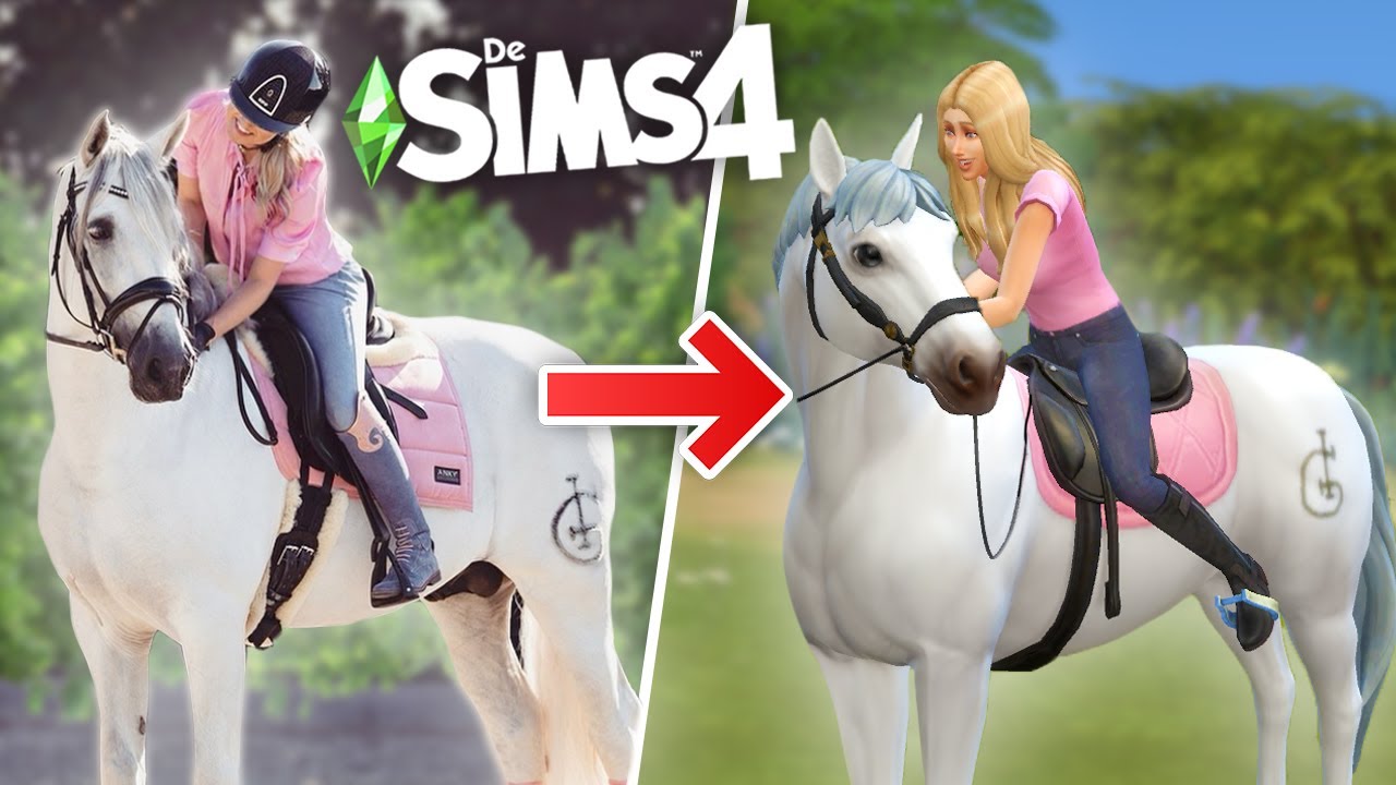 GEORGE van BRITT DEKKER namaken op de SIMS 4! 🤩🐴 + Reactie BRITT!