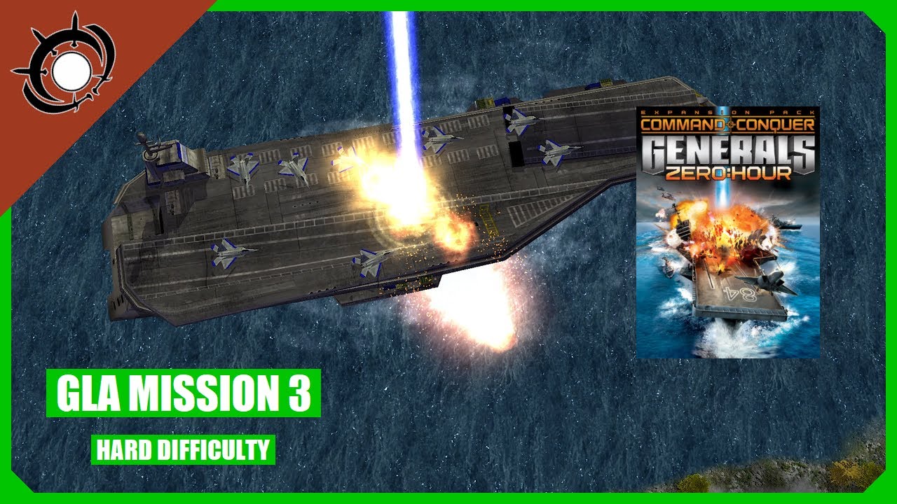 C&C: Generals Zero Hour - GLA Mission 3: On the Waterfront SPEEDRUN [Hard / Patch 1.04] 4K