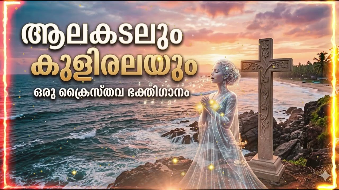 🎵 മനസ്സിന് കുളിർമയേകുന്ന ✨ ഭക്തിഗാനം 🙏 | Alakadalum Kuliralayum | Christian Devotional #Coversong