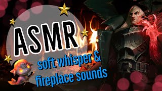 ASMR TFT - 9 Ragewing ❤️‍🔥 - soft whisper, fireplace sounds & mouse clicking gameplay screenshot 4