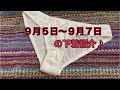9/5〜9/7の下着紹介。Underwear introduction from 9/5 to 9/7. 白色の高級感があるシルク　White silk underwear【愛用品】#32