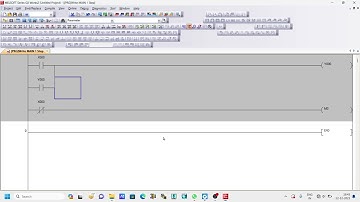 Using single push button on/off output ladder logic