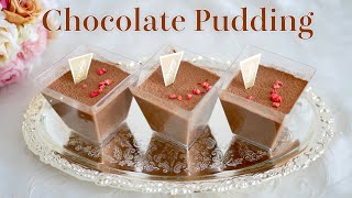 【牛乳・生クリーム不使用！】チョコレートプディングの作り方How to make vegan chocolate pudding.