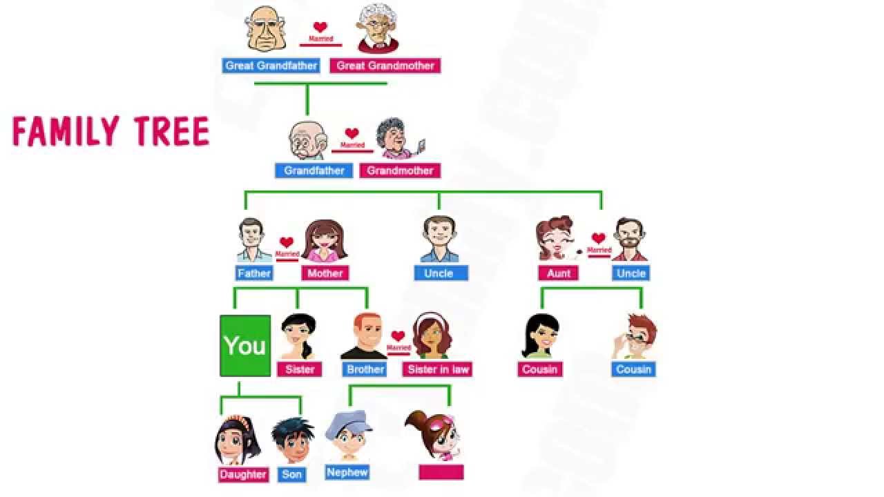 Family Tree Chart Spanish