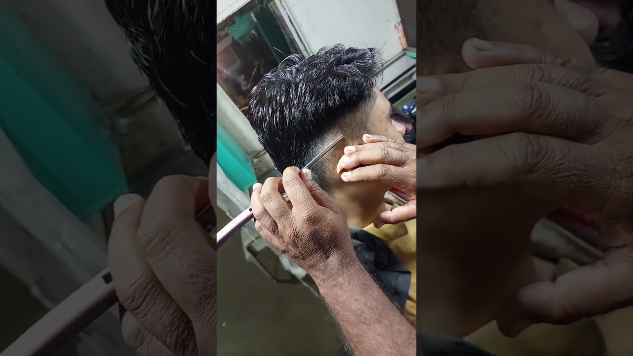 roadside barber shop 💇 || beard and hair cutting r150 