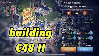 Building Castle Level 48 !! - Guns of Glory screenshot 5