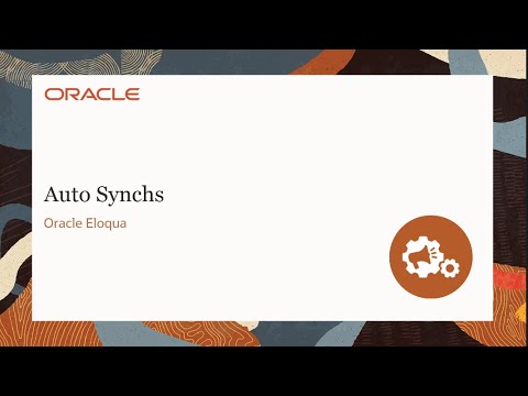 Oracle Eloqua - Auto Synchs (CLR Series)
