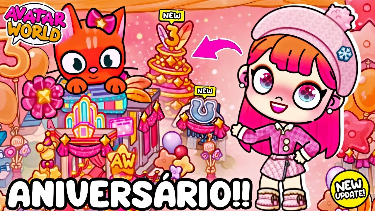 URGENTE!! NOVA ATUALIZAÇÃO DE ANIVERSÁRIO VAI CHEGAR NO AVATAR WORLD!!
