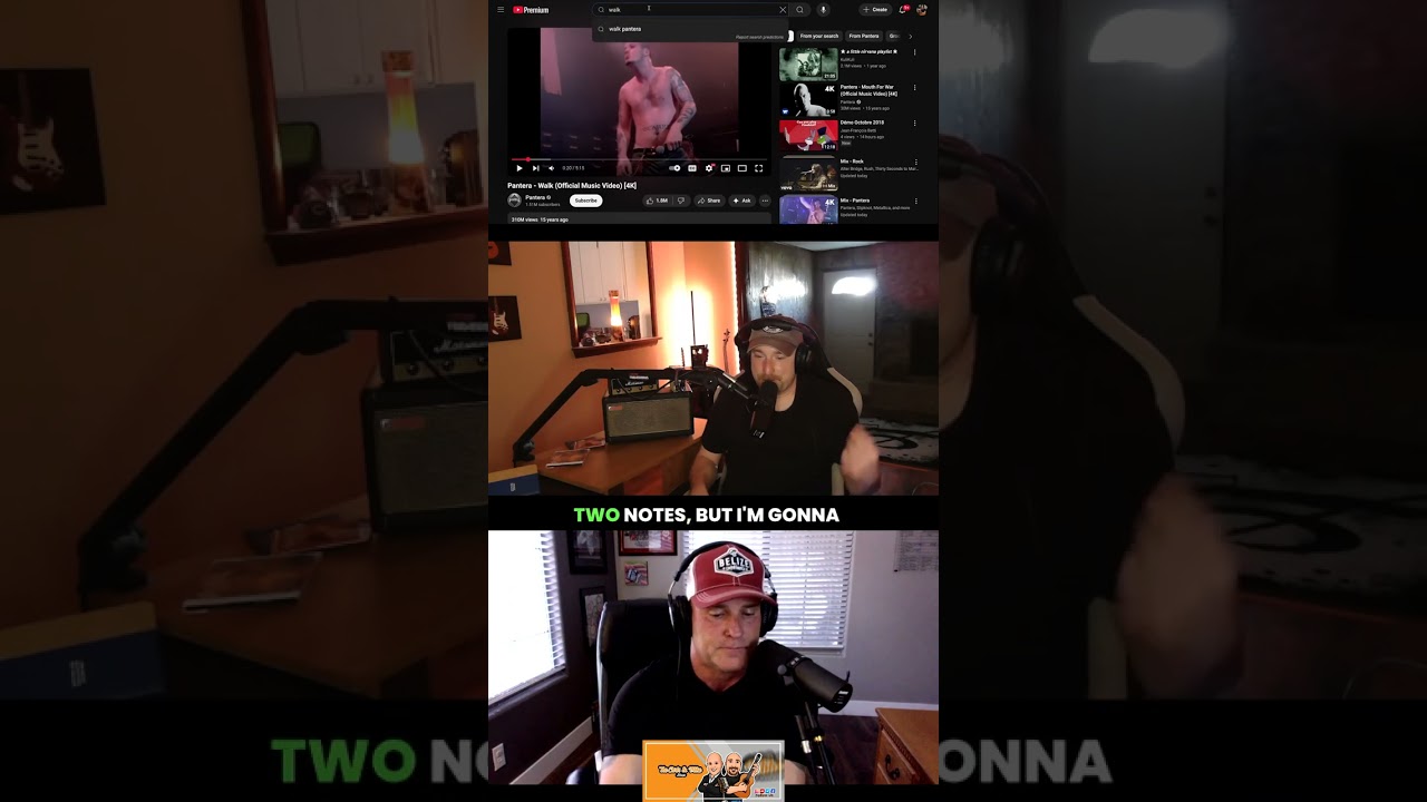 Pantera’s “Walk” – The Riff That Redefined Heavy #youtubeshorts #podcast #chrisandmikeshow #spotify