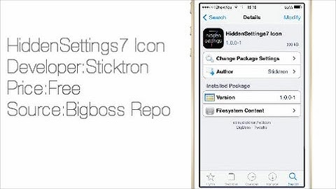 HiddenSettings 7 Icon: Acess Apple
