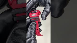 Casio G-Shock GA-900 en poderoso color rojo.  #watch