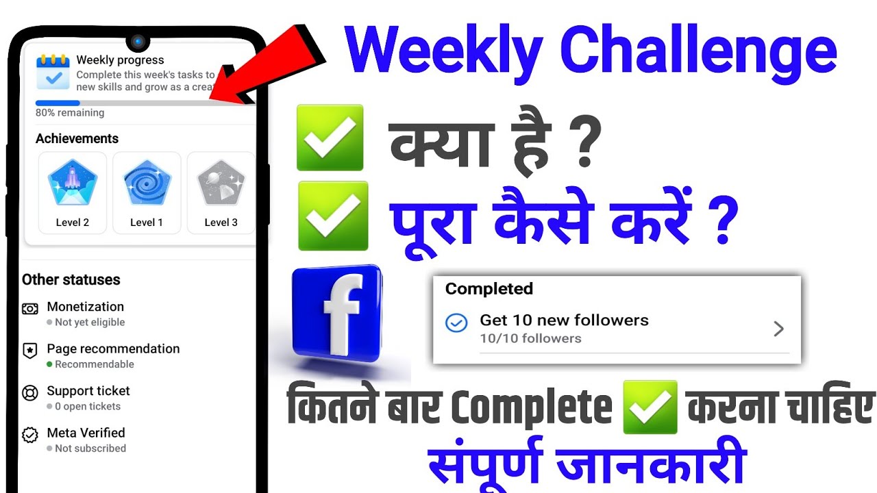 ये समझो 🔥 facebook weekly Progress क्या है ? Facebook weekly Progress ...