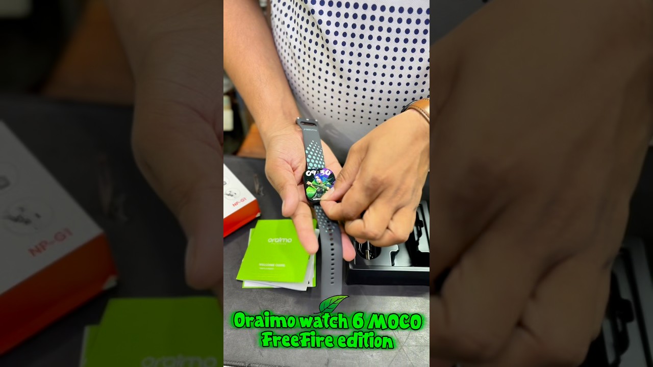 Oraimo Watch 6 Moco X Free Fire 2.01" Hd Screen Smart Watch