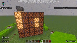 Creating random redstone contraptions #5: pong game on bedrock found?