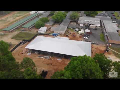 Bob Sikes Elementary School New Cafetorium Flyover - as of 04/02/2024