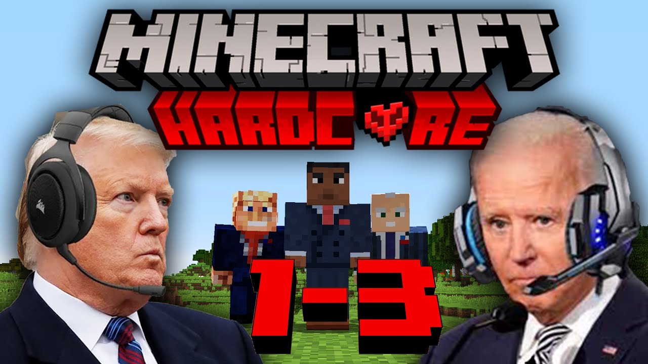 US Presidents Play Minecraft Hardcore 1-3