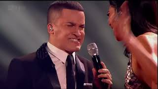 Jahmene and Nicole sing Whitney Houston's The Greatest Love - The Final - The X Factor UK 2012