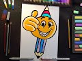 Cool rainbow emoji drawing easy shorts funwax drawing  rainbow emoji howtodraw howto cool