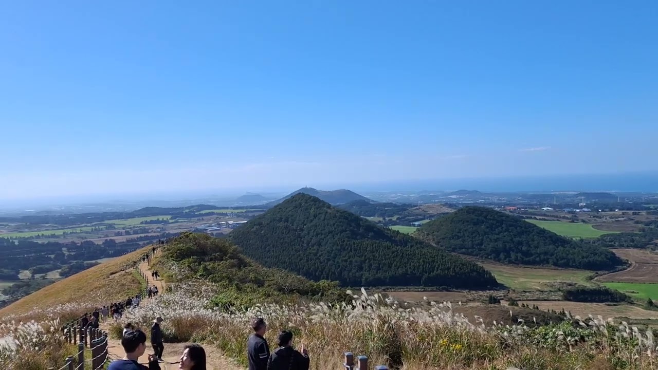 Panoramic scape of Jeju