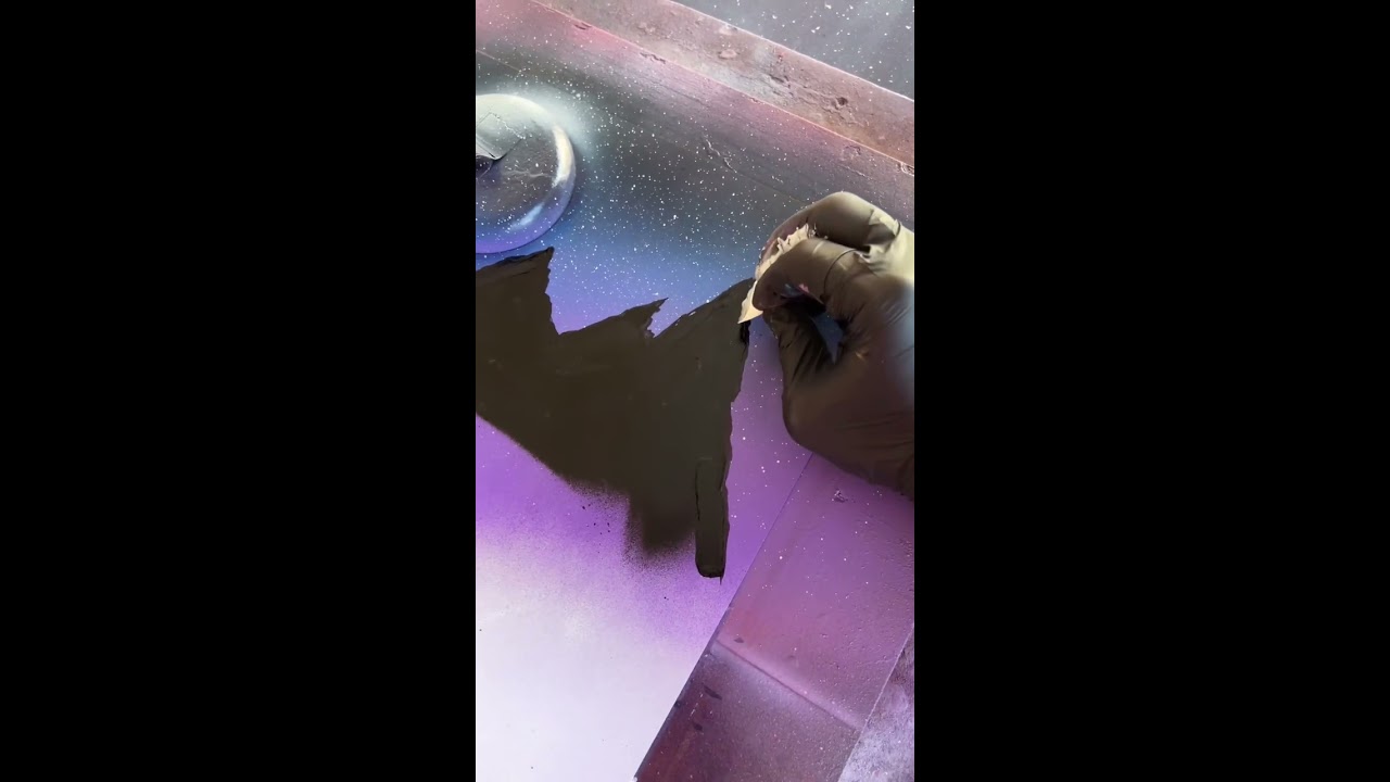 How To Spray Paint Mountains 