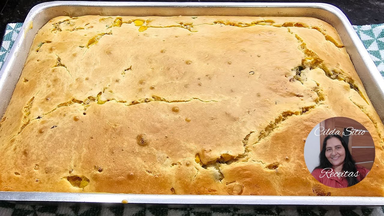 TORTA DE SARDINHA FEITA COM FARINHA DE ARROZ