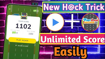 Mx Player New Hack Trick || Fast Lane Racing Hack || New Unlimited Score Trick Mx Player ||New Trick