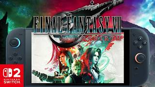 Final Fantasy VII Rebirth Switch 2 Performance: Handheld/Docked Gameplay