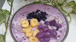 PAANO MAGLUTO NG GINATAANG UBE BILO-BILO SOBRANG SARAP PALA! GLUTINOUS BALLS IN COCONUT